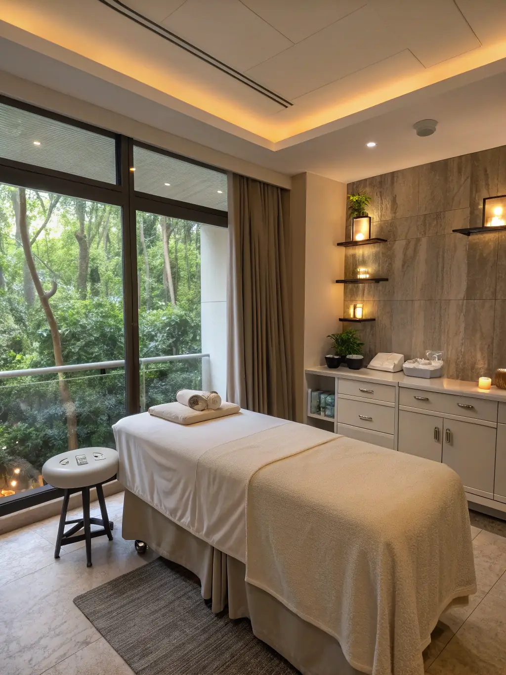 A network of high-end spas and wellness centers partnering with Skin and Body University, illustrating the university's strong industry connections and placement opportunities.